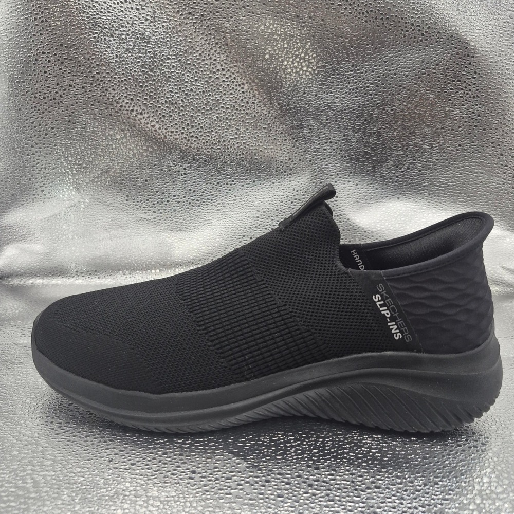 Skechers Mens Slip-ins Ultra Flex 3.0 Smooth Step Black Sneakers 232450 Size 10